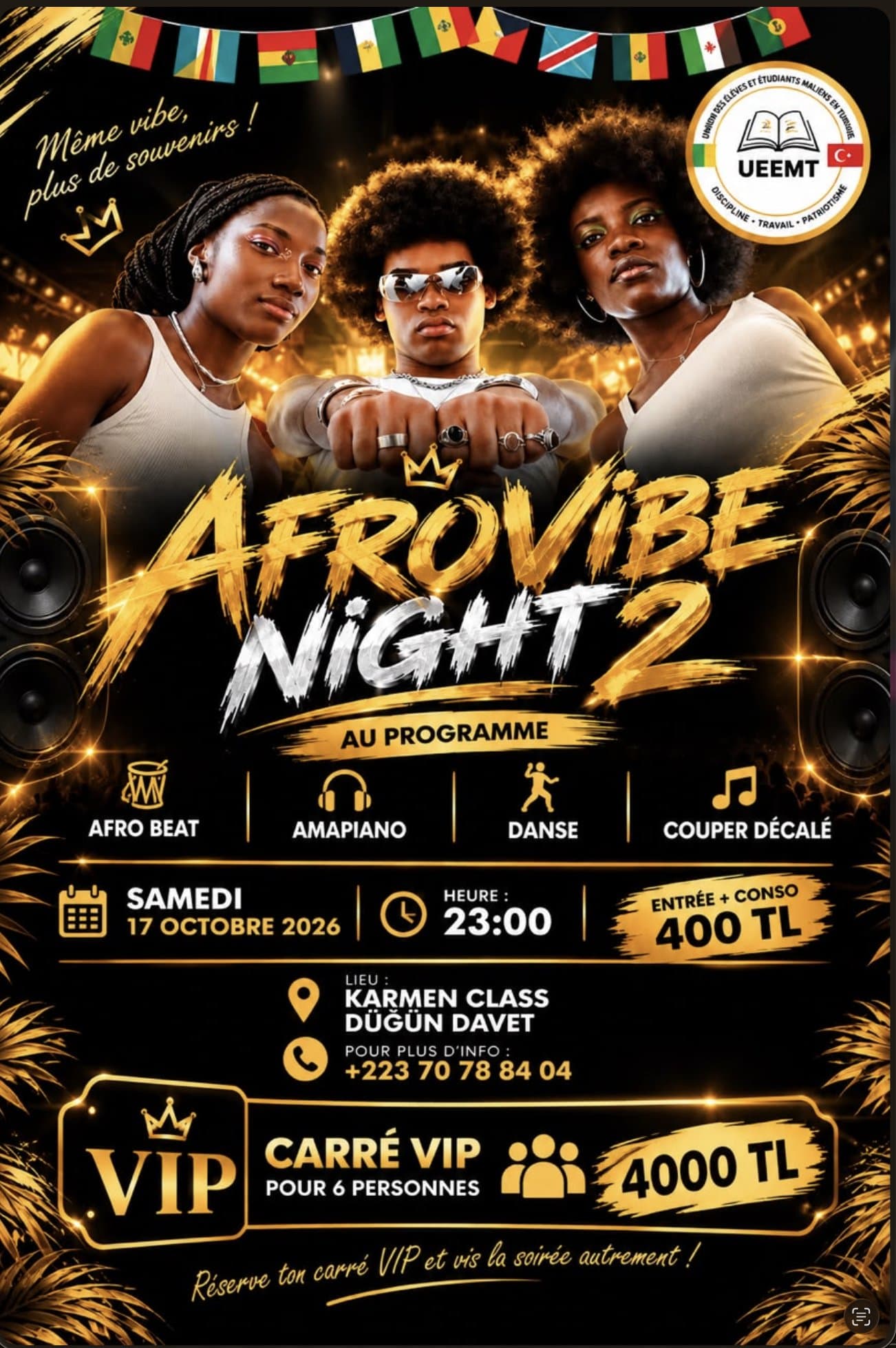 Affiche AfroVibe Night 2